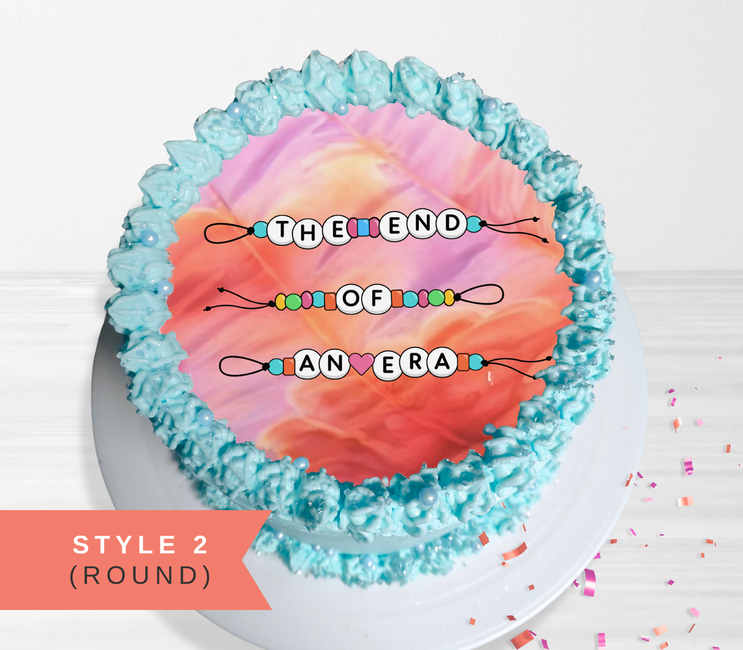 Edible End of an Era Topper Sugar Sheet | for a Swiftie Watch Party
