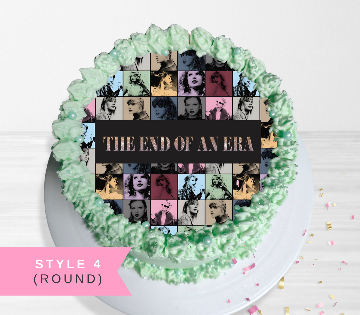 Edible End of an Era Topper Sugar Sheet | for a Swiftie Watch Party