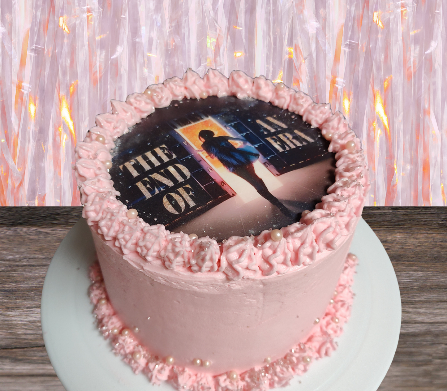 Edible End of an Era Topper Sugar Sheet | for a Swiftie Watch Party