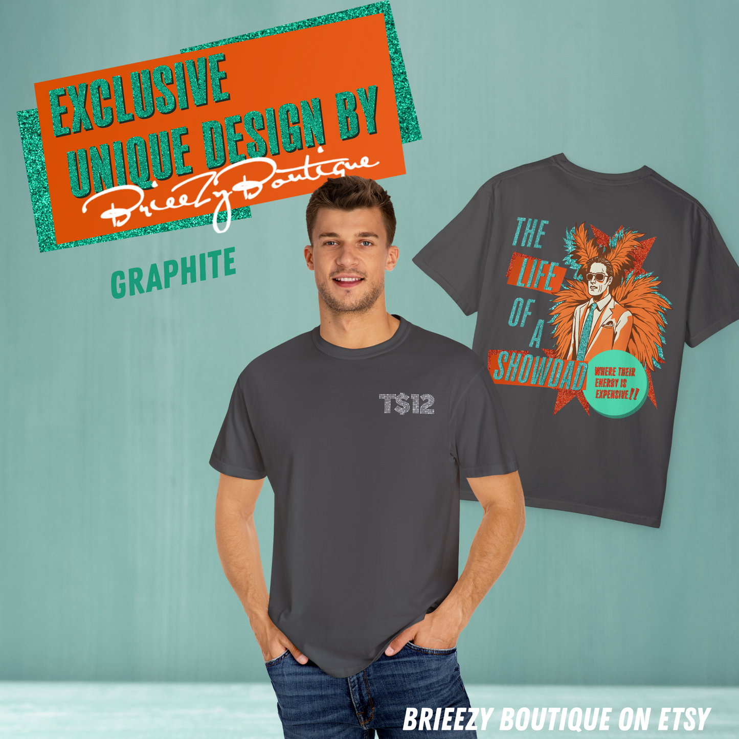 Life of a Showdad T-Shirt for Men - Life of a Shirt for Dad, Dad Showgirl Tshirt, Showgirl Era