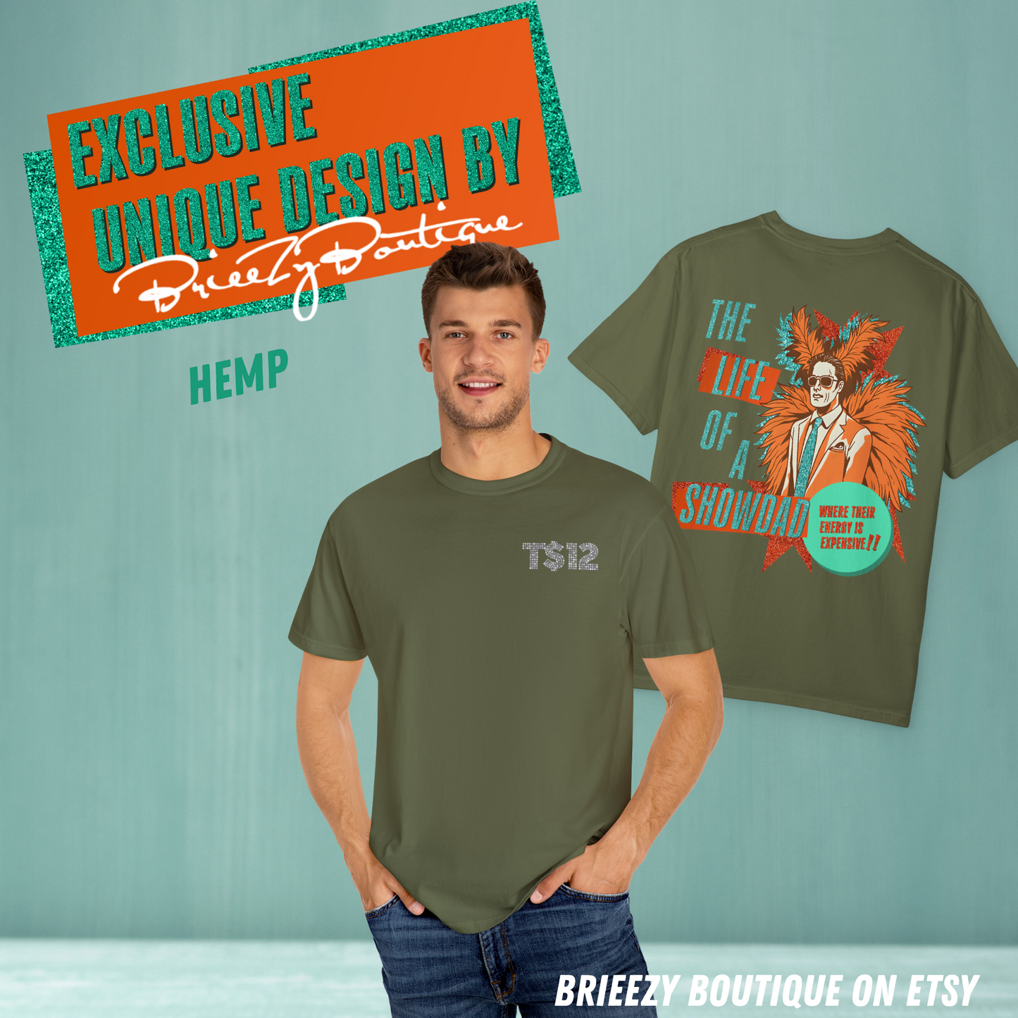 Life of a Showdad T-Shirt for Men - Life of a Shirt for Dad, Dad Showgirl Tshirt, Showgirl Era