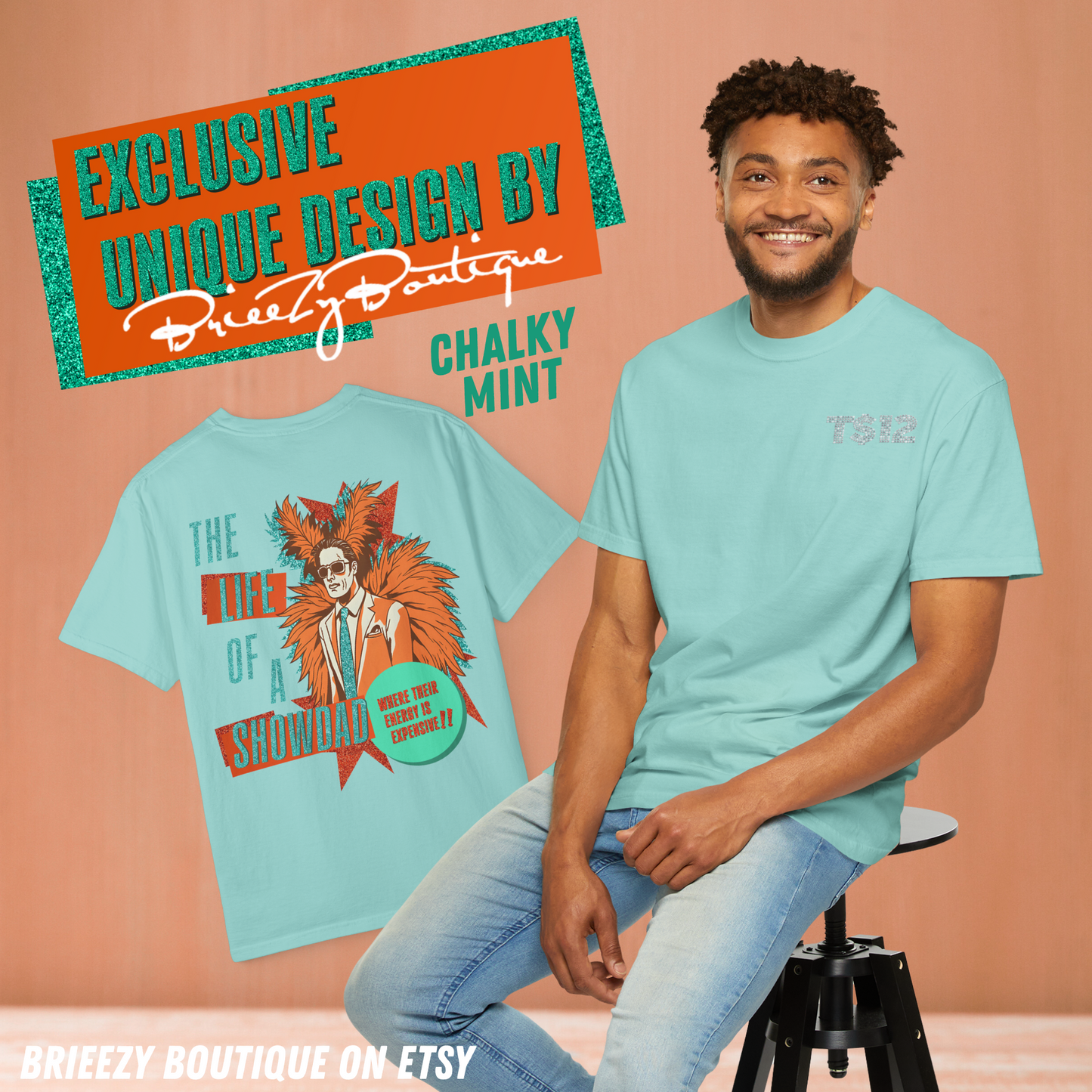 Life of a Showdad T-Shirt for Men - Life of a Shirt for Dad, Dad Showgirl Tshirt, Showgirl Era
