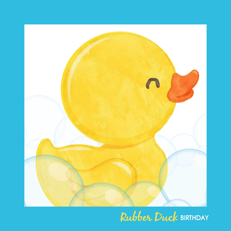 Boy Rubber Duck Birthday