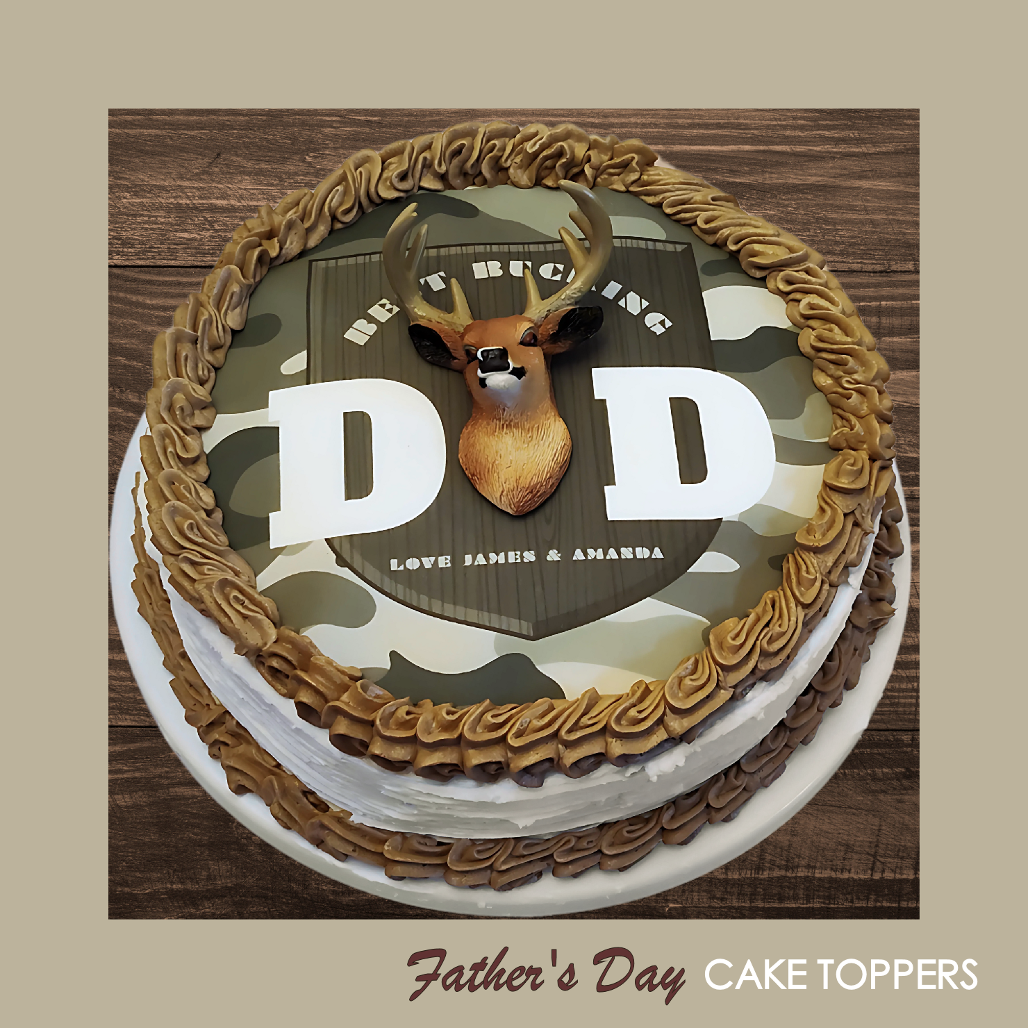 Father's Day Edible Cake Toppers