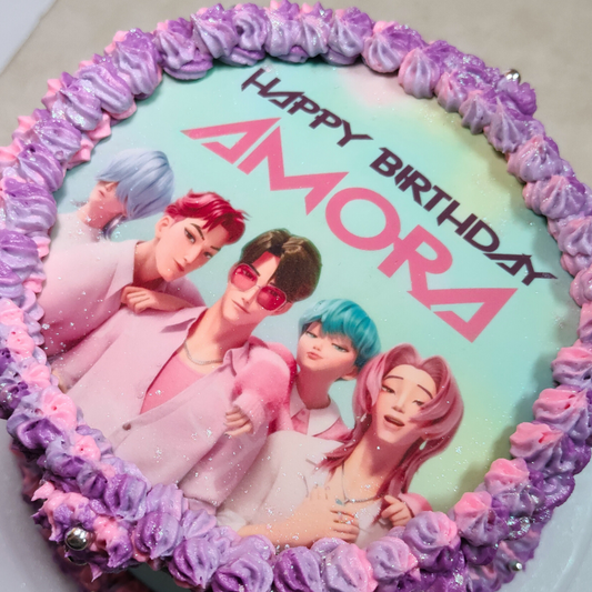 Saja Boys Edible Cake Topper Sugar Sheet | for a Demon Hunters Birthday Party