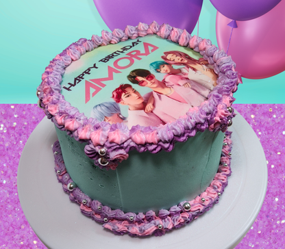 Demon Hunters Edible Cake Topper Sugar Sheet | for a K-Pop Birthday Party