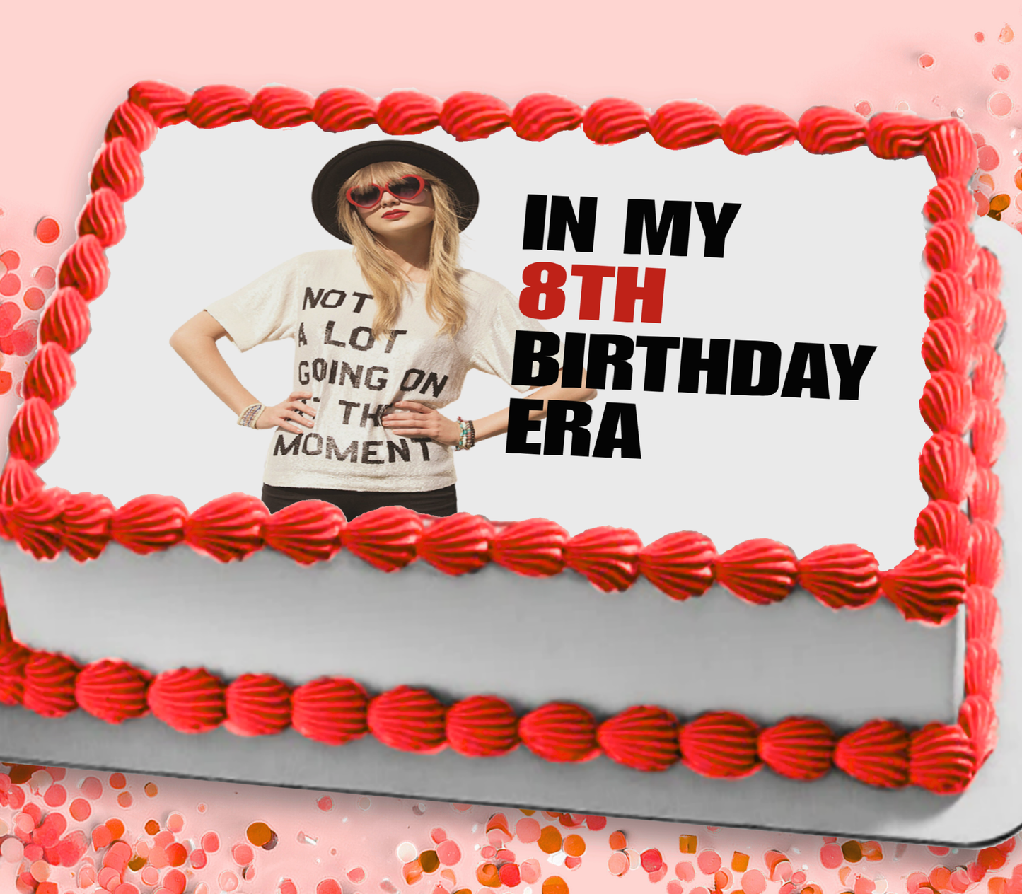 In My Birthday Era Edible Cake Topper Sugar Sheet | for a Swiftie Birthday Party
