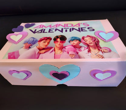 Saja Boys Printable For Valentines Box || EDITABLE DIGITAL DOWNLOAD