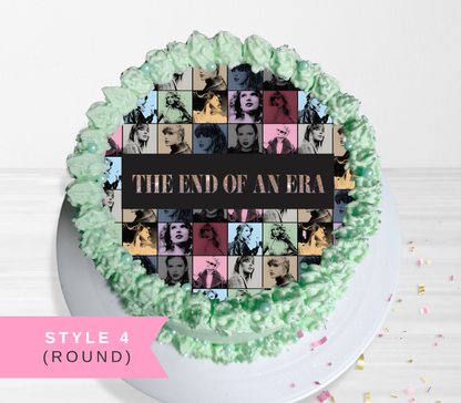 Edible End of an Era Topper Sugar Sheet | for a Swiftie Watch Party