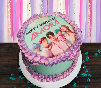 Demon Hunters Edible Cake Topper Sugar Sheet | for a K-Pop Birthday Party