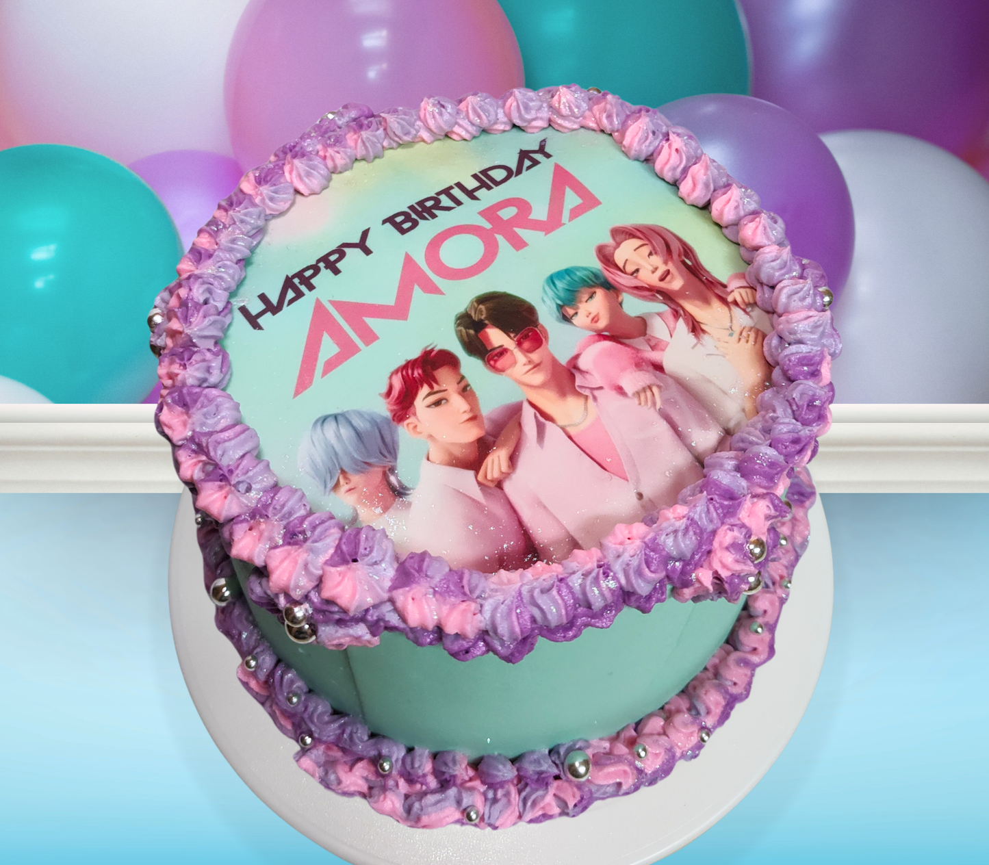 Saja Boys Edible Cake Topper Sugar Sheet | for a Demon Hunters Birthday Party