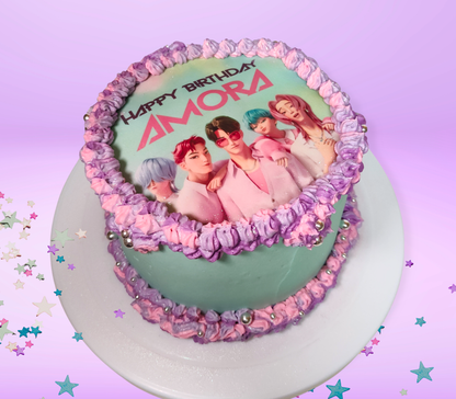 Demon Hunters Edible Cake Topper Sugar Sheet | for a K-Pop Birthday Party