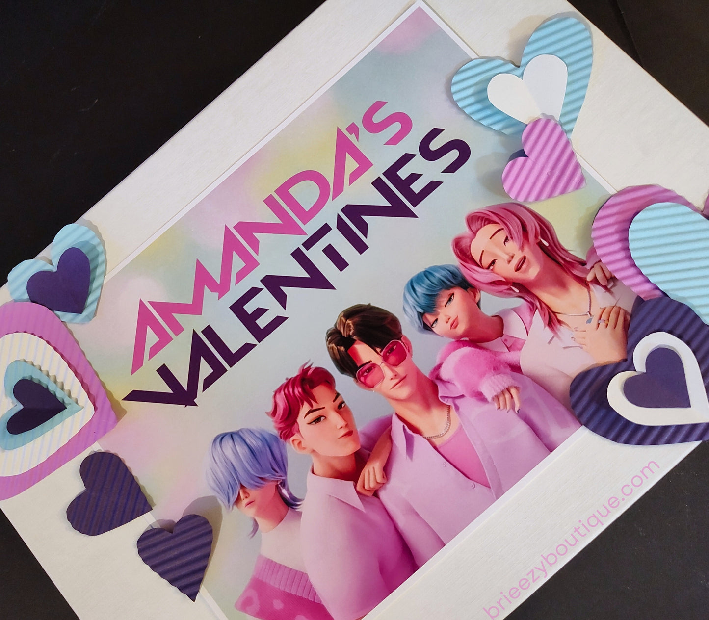 Saja Boys Printable For Valentines Box || EDITABLE DIGITAL DOWNLOAD