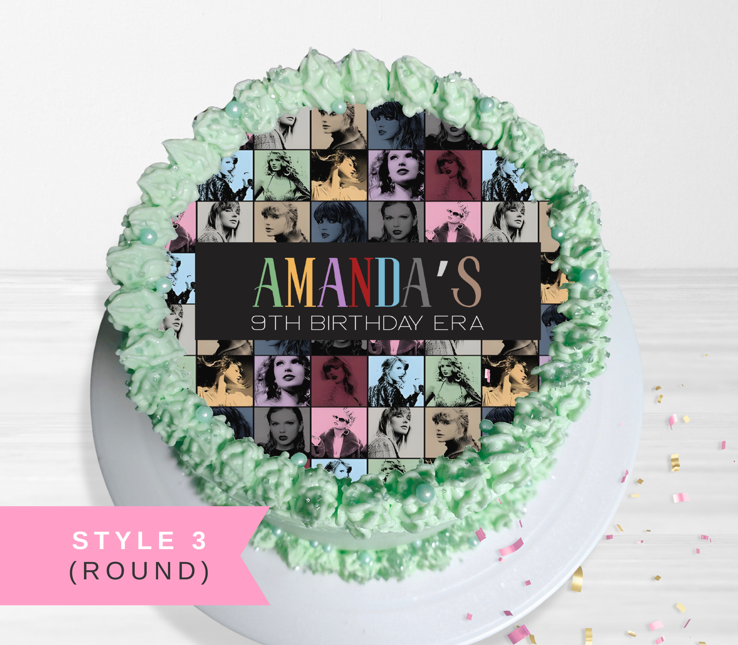 In My Birthday Era Edible Cake Topper Sugar Sheet | for a Swiftie Birthday Party