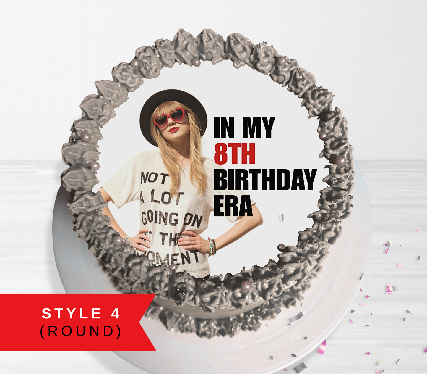 In My Birthday Era Edible Cake Topper Sugar Sheet | for a Swiftie Birthday Party