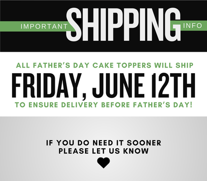 Gaming Edible Father's Day Cake Topper Personalized Sugar Sheet | 4 Style Options