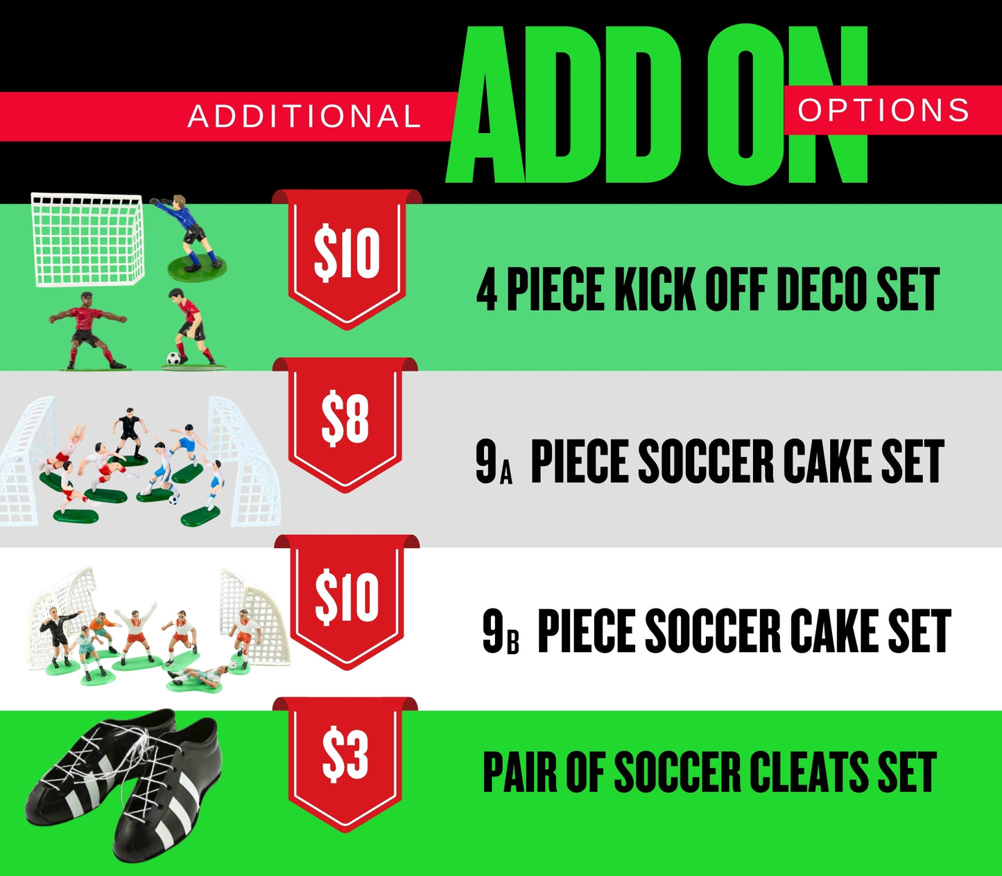 Edible Soccer Field Cake Topper Personalized Sugar Sheet | for a Soccer Birthday or Team Party