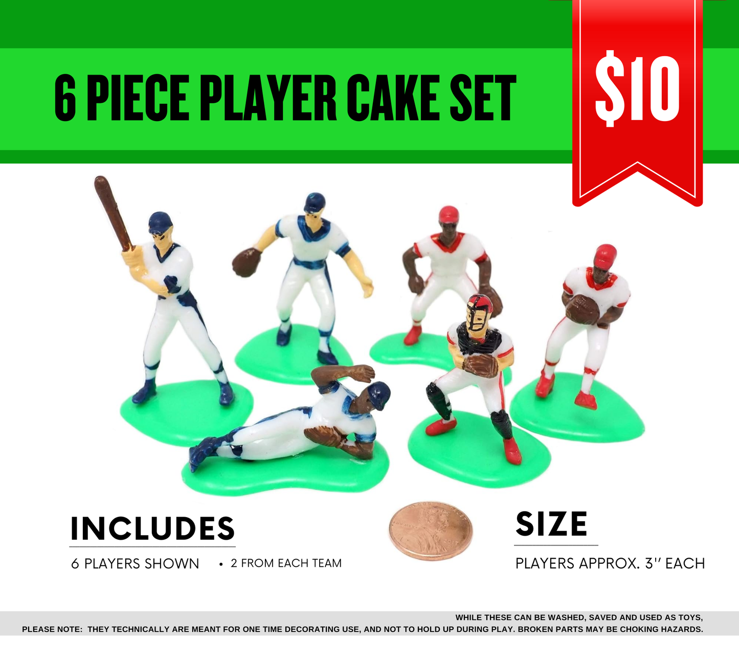 Edible Baseball Field Cake Topper Personalized Sugar Sheet | for a Baseball Birthday or Team Party