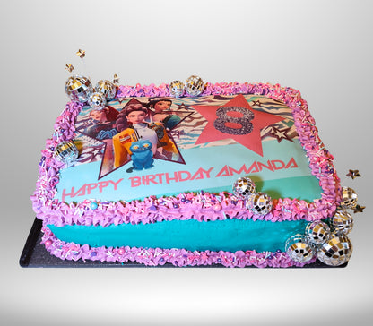 Demon Hunter Edible Cake Topper Sugar Sheet | for a K-Pop Birthday Party