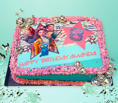 Demon Hunter Edible Cake Topper Sugar Sheet | for a K-Pop Birthday Party