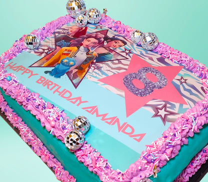 Demon Hunter Edible Cake Topper Sugar Sheet | for a K-Pop Birthday Party