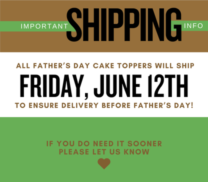 Hunting Edible Father's Day Cake Topper Personalized Sugar Sheet | 6 Style Options