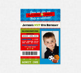 Sports All Star Birthday Invite - EDITABLE INSTANT DOWNLOAD - Sports Photo Birthday Invitation, Sports Party Invites, Soccer, Football